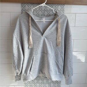 Fabletics Light Gray Hoodie